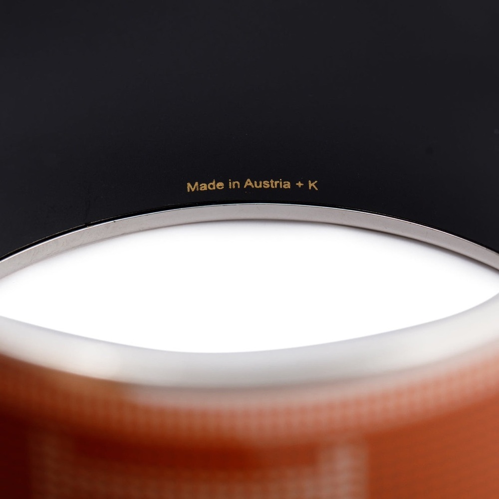 HERMES EXTRA WIDE ENAMEL BANGLE BRACELET
